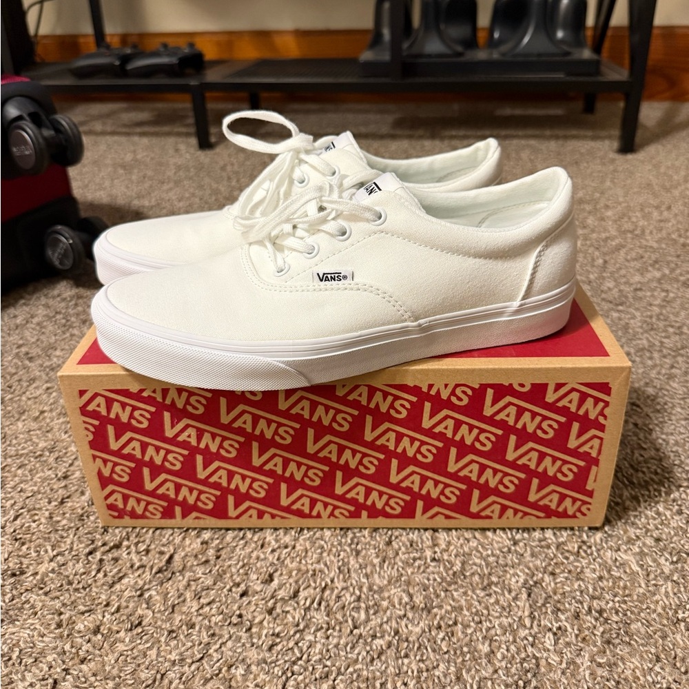 Brand new white Vans - Size 9 1/2 - Picture 3 of 9